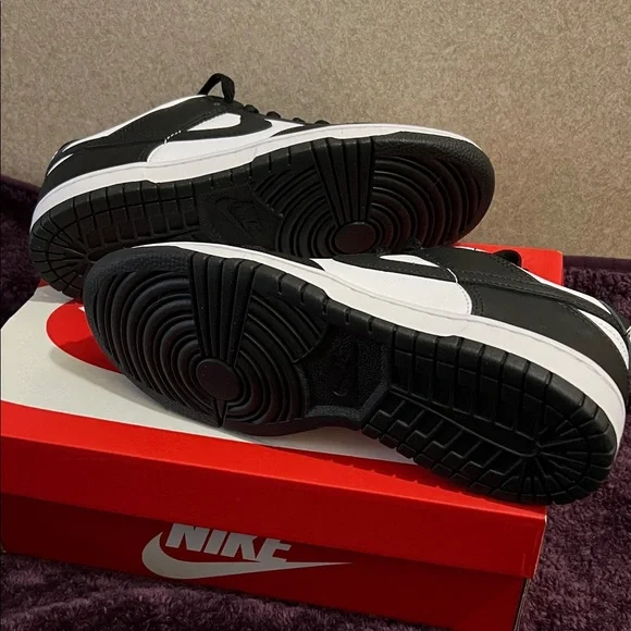 Nike Dunk Low Black & White Shoes
Youth size fits women’s 8 - Picture 3 of 7